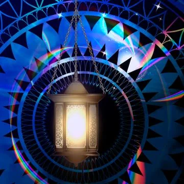 Vector illustration of the concept of Ramadan Stock Illustration