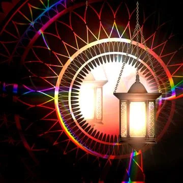 Vector illustration of the concept of Ramadan Stock Illustration