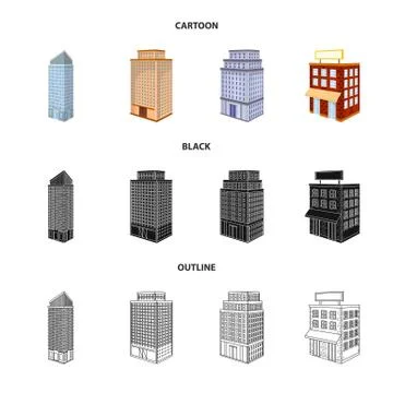 Vector illustration of construction and building sign. Set of construction and Ilustración de archivo