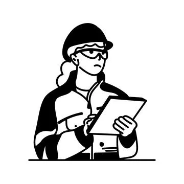 Vector illustration of construction workers Stock Illustration