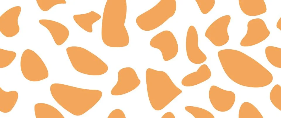 Vector illustration. Cow pattern texture. Seamless animal print. Stains on a Stockillustratie