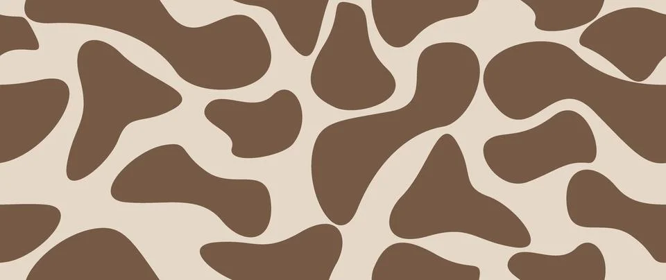 Vector illustration. Cow texture pattern. Animal skin pattern. Perfect for 库存插图