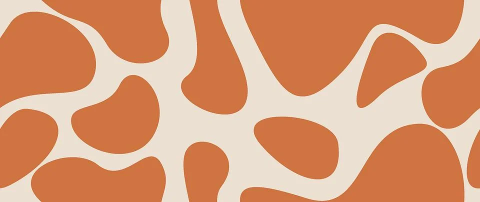 Vector illustration. Cow texture pattern. Animal skin pattern. Perfect for .. Stock Illustration