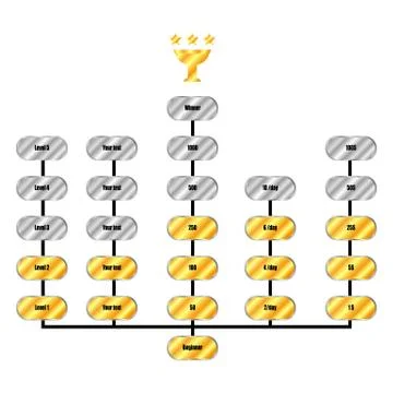 Vector illustration cup winner Stock Illustration