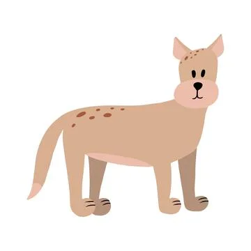 Vector illustration of cute dog. Stock Illustration