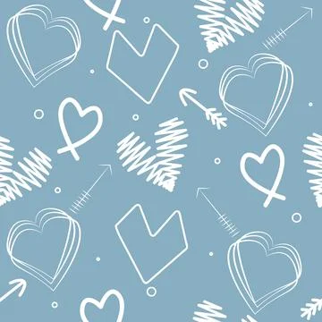 Vector Illustration of A Cute Valentines Day Heart Shape Decoration on Yellow Illustrazione stock