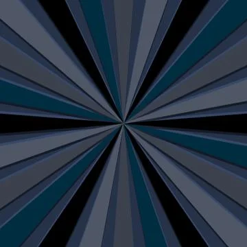 Vector illustration of dark blue - gray rays Stock Illustration