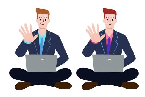 Vector illustration data communication. Stock Illustration