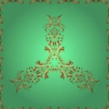 Vector illustration. Decorative pattern in ethnic oriental style. Patterns on ne Stock Illustration