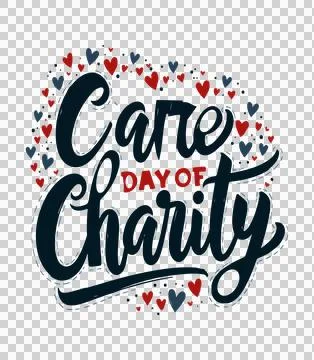 Vector illustration design concept for Care Day of charity Stock Illustration