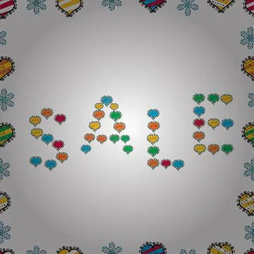 Vector illustration. Design elements for Magazine, leaflet, billboard, sale. Sea Stock Illustration