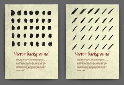 Vector illustration design magazine template Illustrazione stock