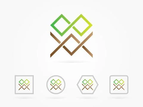 Vector illustration Design shape for business logo Stock Illustration
