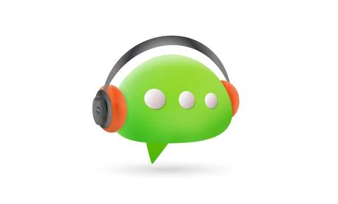 Vector illustration of a dialogue box in the form of a head in communication Stock Illustration