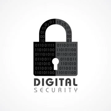Vector Illustration of Digital Security Concept Stock Illustration