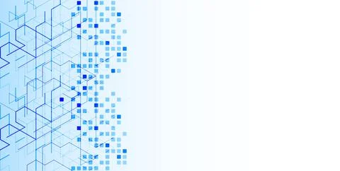 Vector illustration. Digital technology and engineering background. 스톡 일러스트