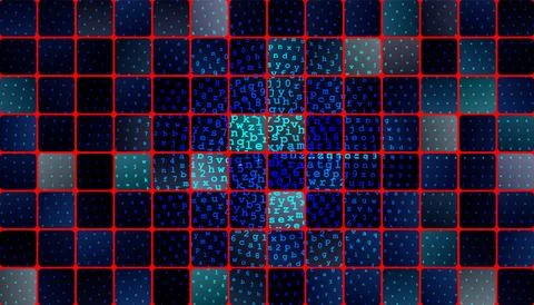 Vector illustration digital technology and engineering background Stock Illustration