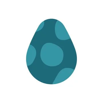 Vector Illustration of a Dinosaur Egg Stock Illustration