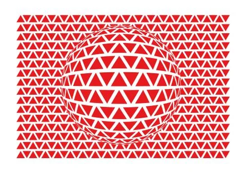 Vector illustration of a distorted pattern Stock Illustration