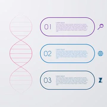 Vector illustration of a DNA Stock Illustration