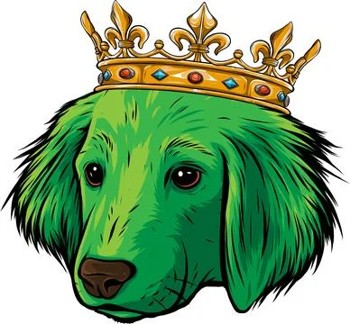 Vector illustration of dog face hand draw Stock-Illustration