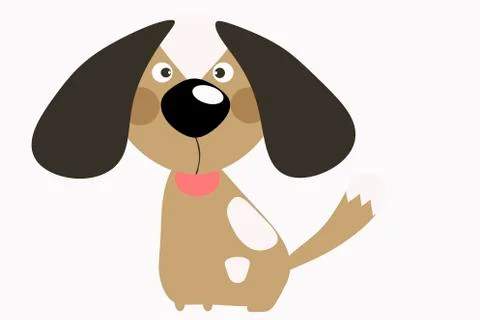 Vector illustration of a dog Stock Illustration