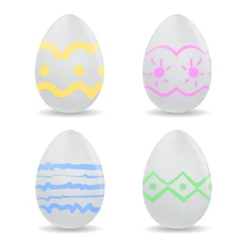 Vector illustration - easter egg Stock Illustration