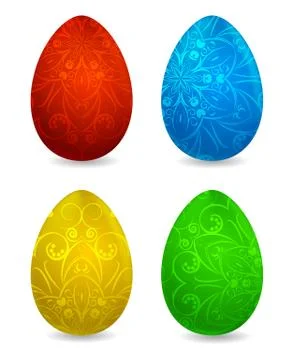Vector illustration - easter eggs Stock Illustration