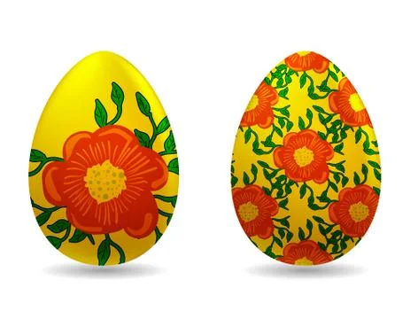 Vector illustration - easter eggs Stock Illustration