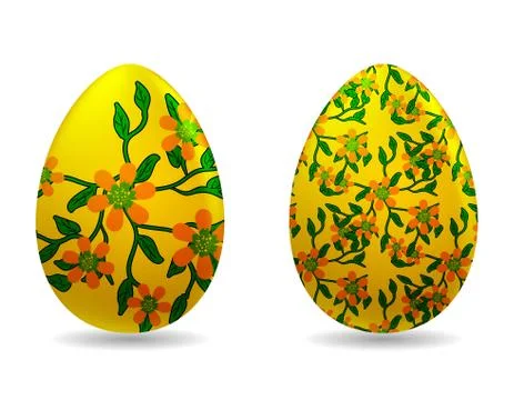 Vector illustration - easter eggs Stock Illustration
