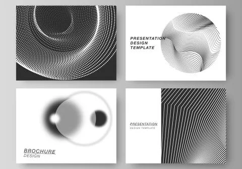 Vector illustration of the editable layout of the presentation slides design 스톡 일러스트