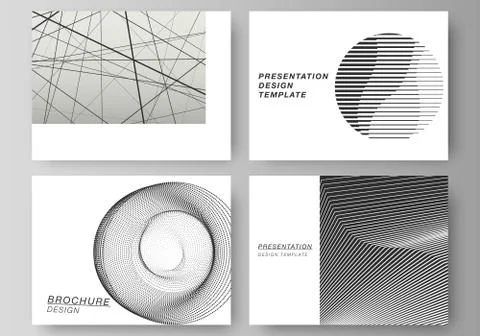 The vector illustration of the editable layout of the presentation slides design 스톡 일러스트