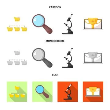 Vector illustration of education and learning icon. Collection of education and Stock Illustration