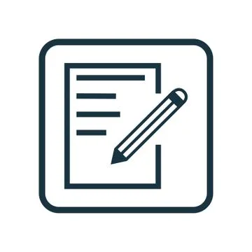 Vector Illustration Of Education Symbol On Notebook Icon. Premium Quality Iso Stock Illustration