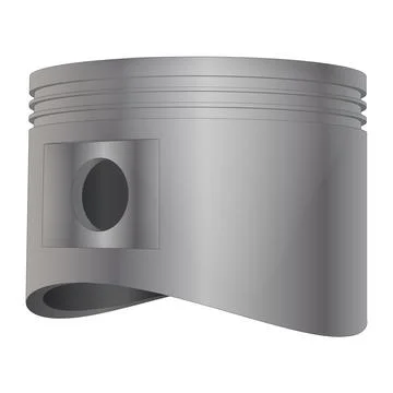 Vector illustration of engine piston Stock Illustration