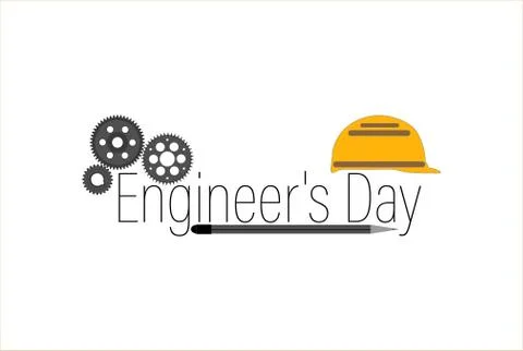 Vector Illustration of Engineer's day India. 16th September. Stock Illustration