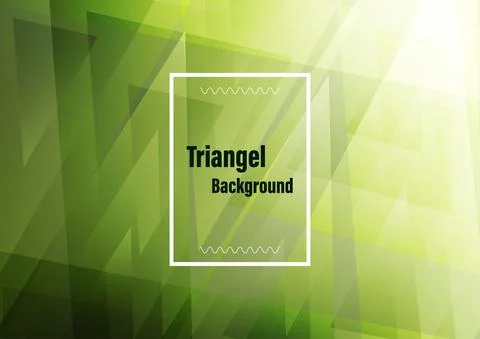 Vector illustration eps10, geometric abstract background in green tones.Desig Stock Illustration