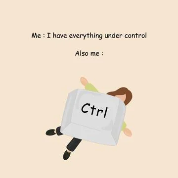 Vector Illustration of Everything under control Stock Illustration