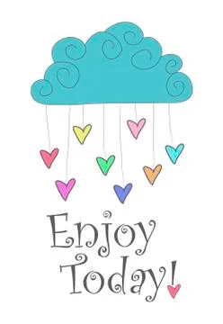 Vector Illustration with fabulous cloud Stock Illustration