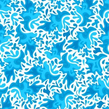 Vector illustration of fashionable blue elements. Stock-Illustration