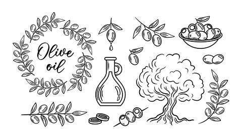 Vector illustration features a charming hand drawn sketch composition including Stock Illustration