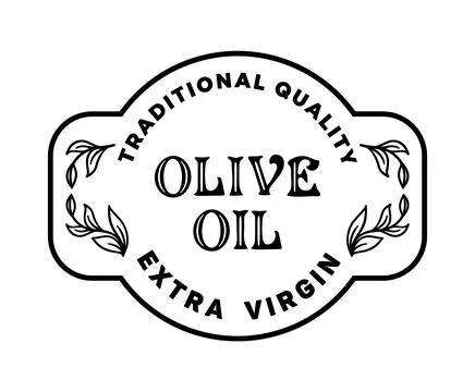 This vector illustration features elegant olive branches combined with a Stock Illustration