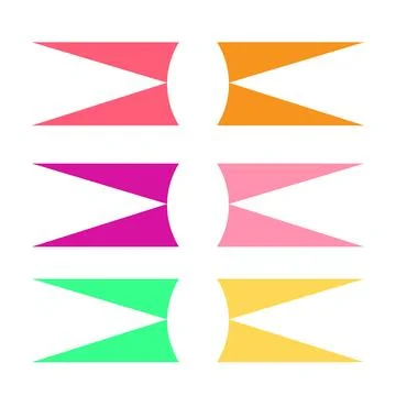 A vector illustration features a pink and red ribbon design with Ilustración de archivo