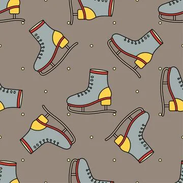 Vector illustration, figure skating theme Stock Illustration