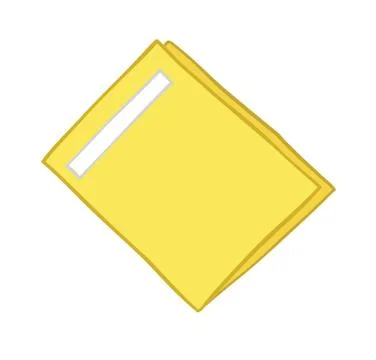 Vector illustration file folder. Hand drawn. Stock Illustration