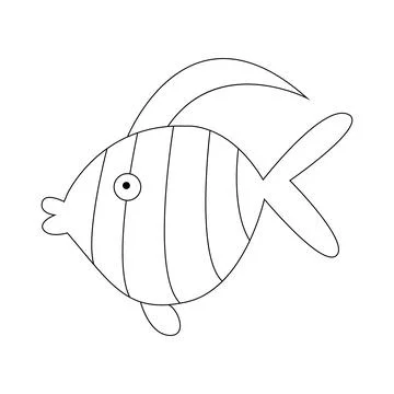 Vector illustration of fish Stock Illustration