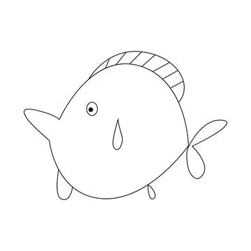 Vector illustration of fish Stock Illustration
