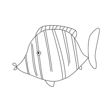 Vector illustration of fish Stock Illustration