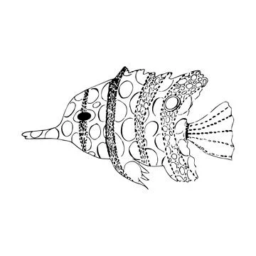 Vector illustration of fish Stock Illustration