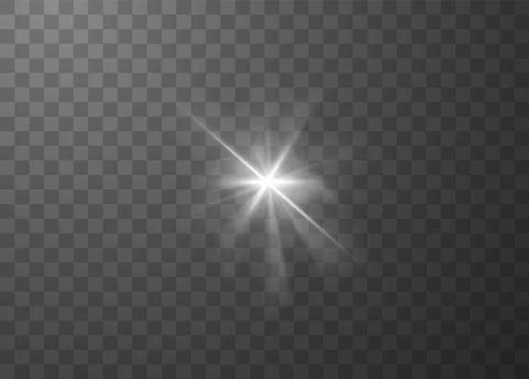 A vector illustration with flash light effects with bright white rays on a 스톡 일러스트